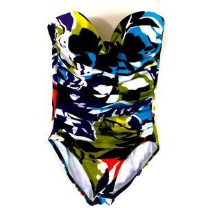 Miraclesuit Multicolor Floral One Piece Swimsuit